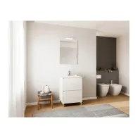MOBILE BAGNO LISBONA 2C 60 ROVERE BIANCO