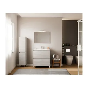 MOBILE BAGNO LISBONA 2C 80 ROVERE GRIGIO
