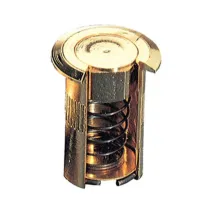 SC POZZETTO A MOLLA OTTONE LUCIDO D  8X30 MM (5