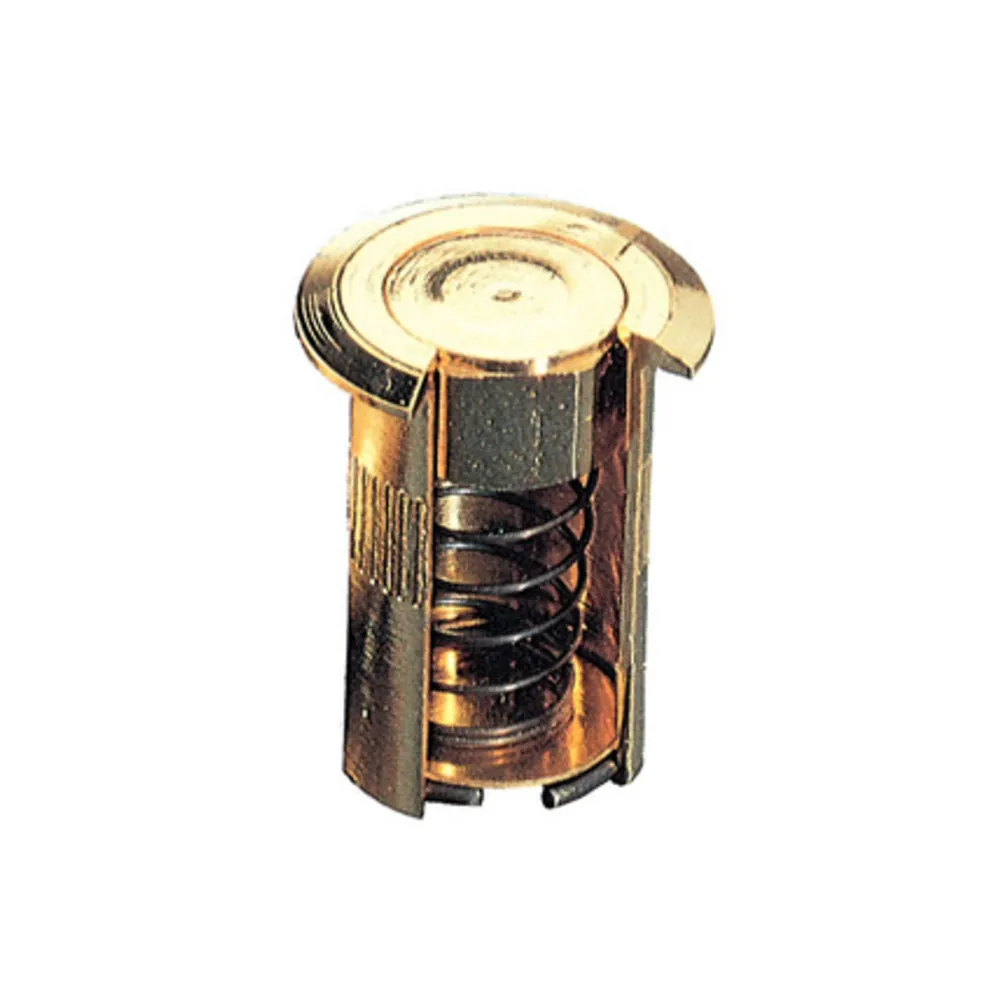 SC POZZETTO A MOLLA OTTONE LUCIDO D 8X30 MM (5 SC POZZETTO A MOLLA OTTONE LUCIDO D 8X30 MM (5