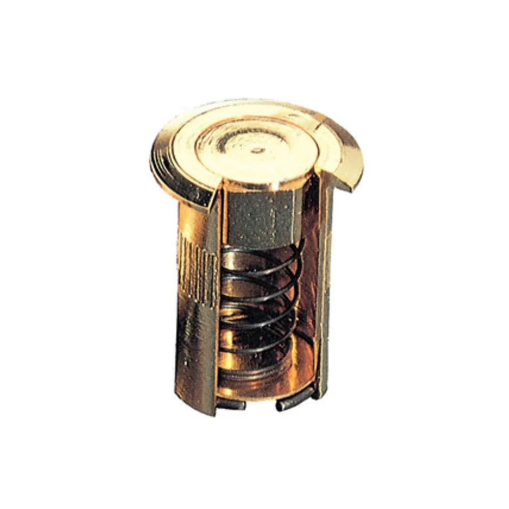 PL POZZETTO A MOLLA OTTONE LUCIDO D 20X30 MM (5