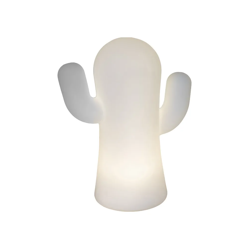 LAMPADA DA TAVOLO PANCHITO BATT RICARIC BIANCO
