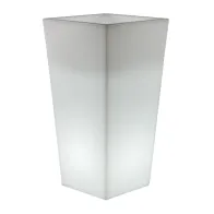 VASO SOLARE MELISA LED 30X30XH60 CM RGB C/TELECOM