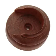 ROSETTA BASTONE LEGNO TENDA A PARETE D 35 MM CILIEGIO* (2