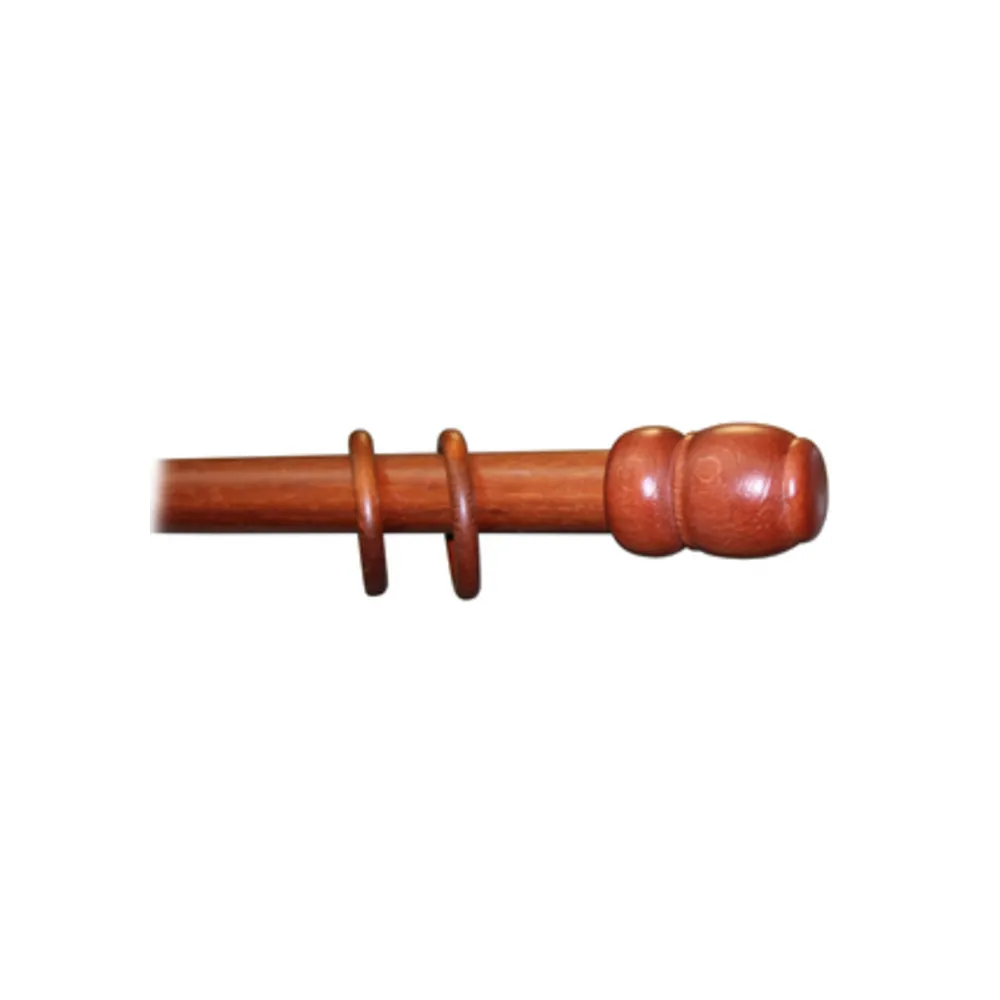 BASTONE LEGNO A STRAPPO D 35 CILIEGIO 150CM S/SUPP.