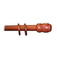 BASTONE LEGNO A TIRO D 35 CILIEGIO 180CM S/SUPP.