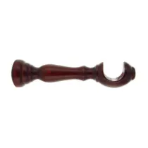 SUPPORTO LEGNO P/BASTONE CILIEGIO 10 CM 2 PZ