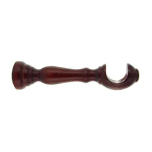 SUPPORTO LEGNO P/BASTONE CILIEGIO 10 CM 2 PZ