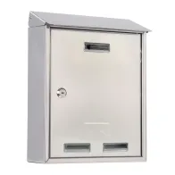 CASSETTA POSTALE C/TETTO 3100X INOX 25X10X30 CM