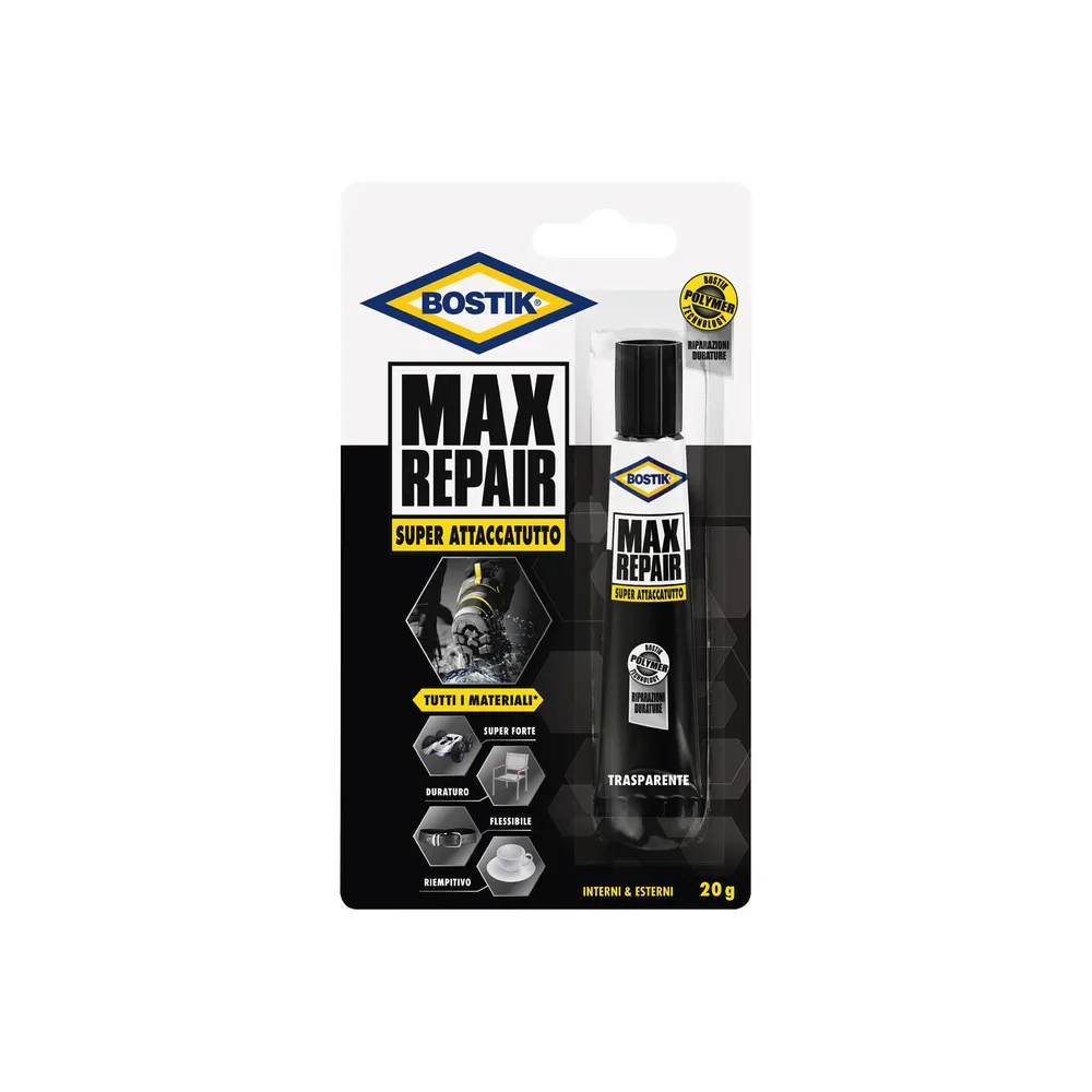 BOSTIK COLLA MAX REPAIR 20 G BLISTER (6