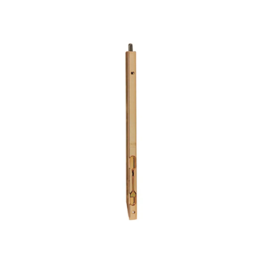 CATENACCIO A LEVA INCASSO OTTONATO 16X300 MM* (20 CATENACCIO A LEVA INCASSO OTTONATO 16X300 MM* (20