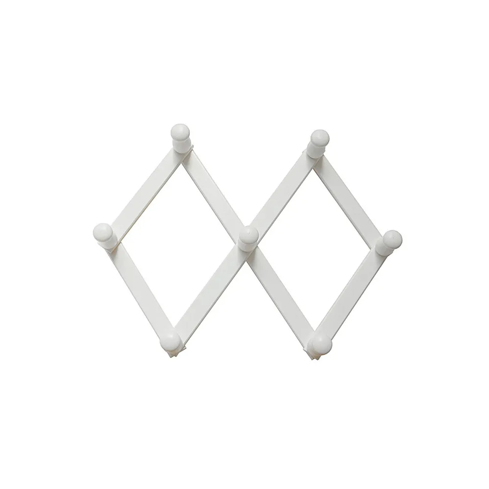 BL APPENDIABITI ESTENSIBILE A 7 GANCI BIANCO* (2