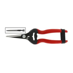 FORBICI P/UVA LAME DRITTE LUNGHE