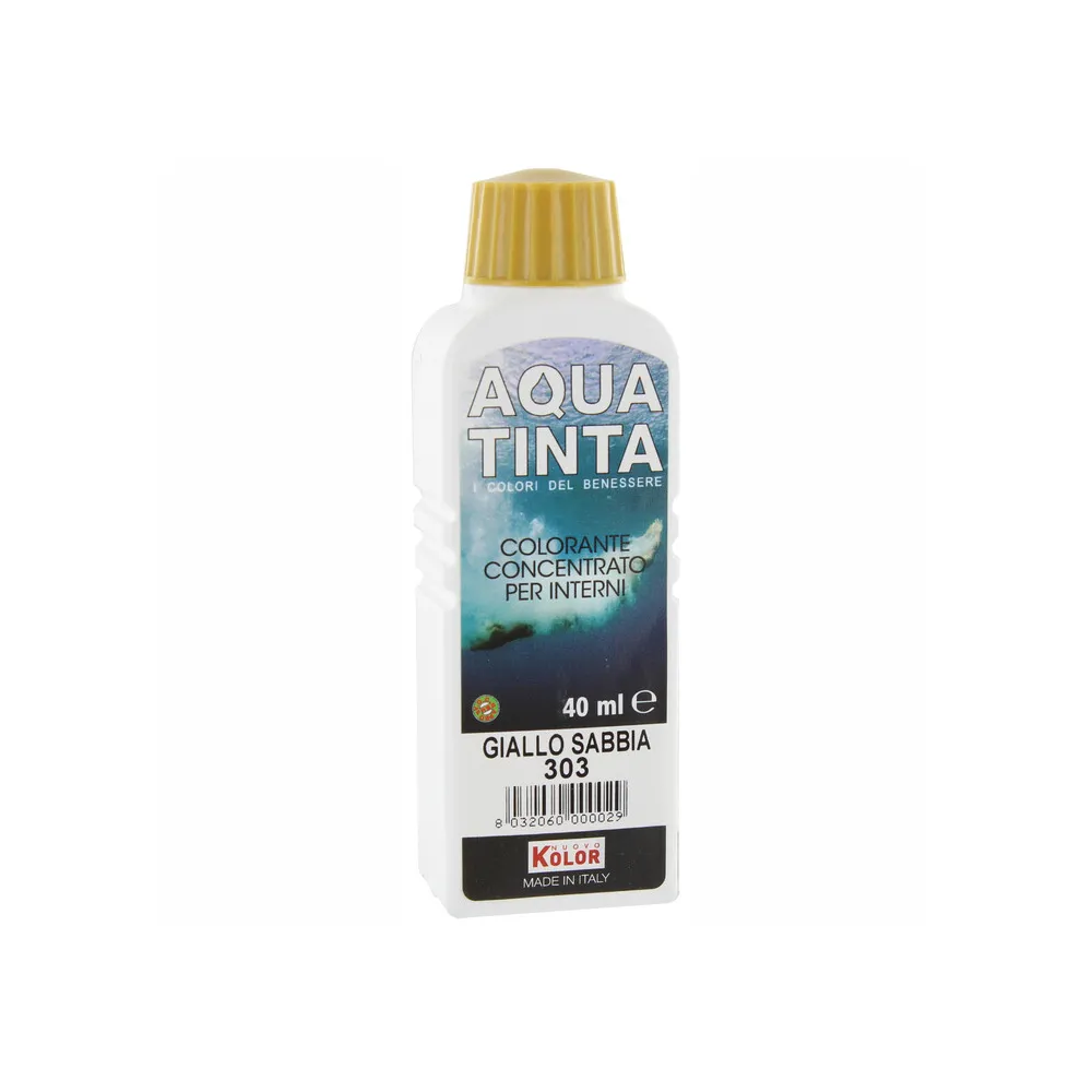AQUATINTA P/INTERNI 40 ML GIALLO SABBIA 303 (10