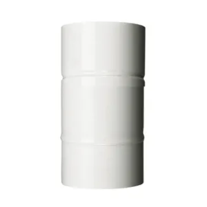 TUBO P/STUFA H  25 CM D 13 CM BIANCO