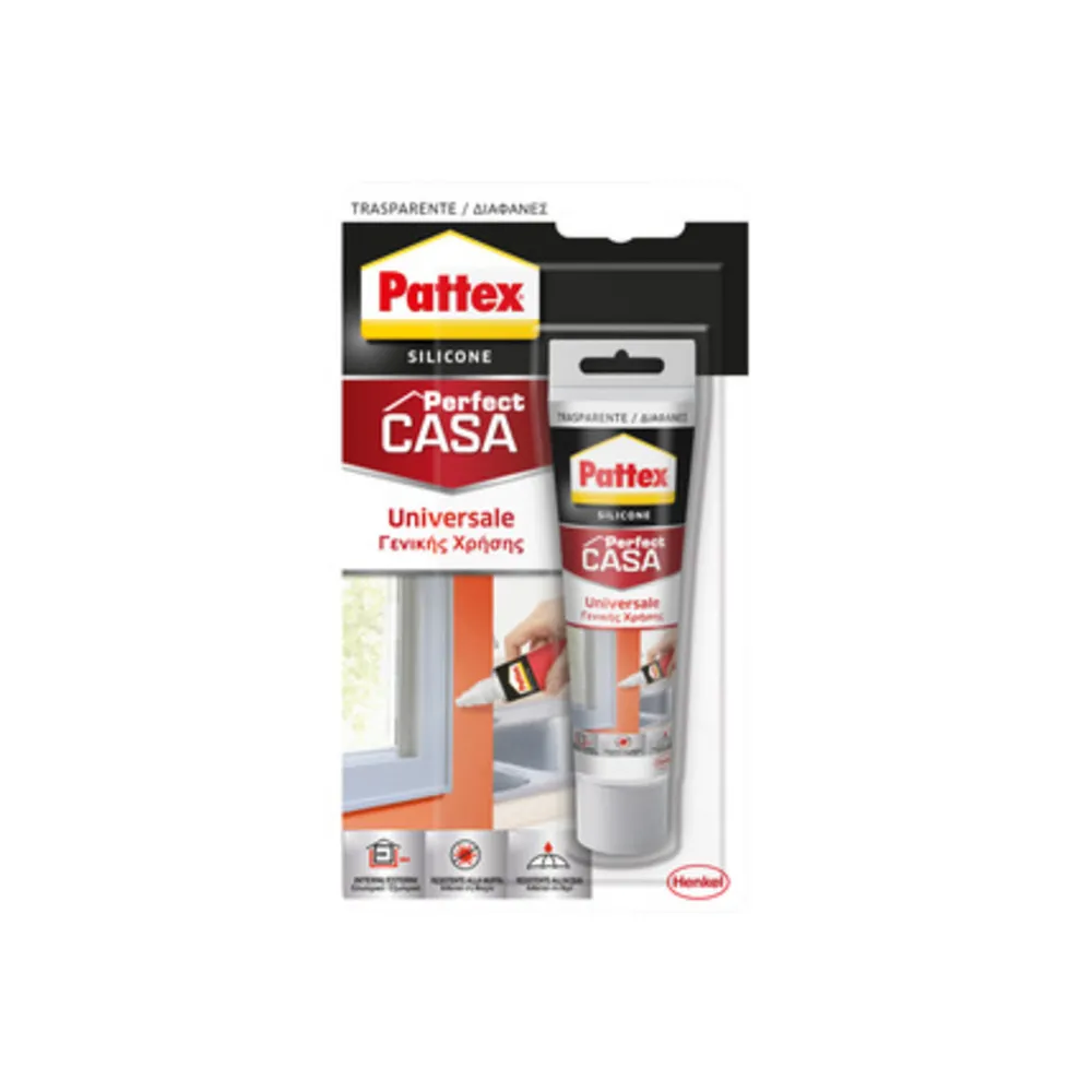 PATTEX SILICONE PERFECT CASA TRASPARENTE 50 ML (12