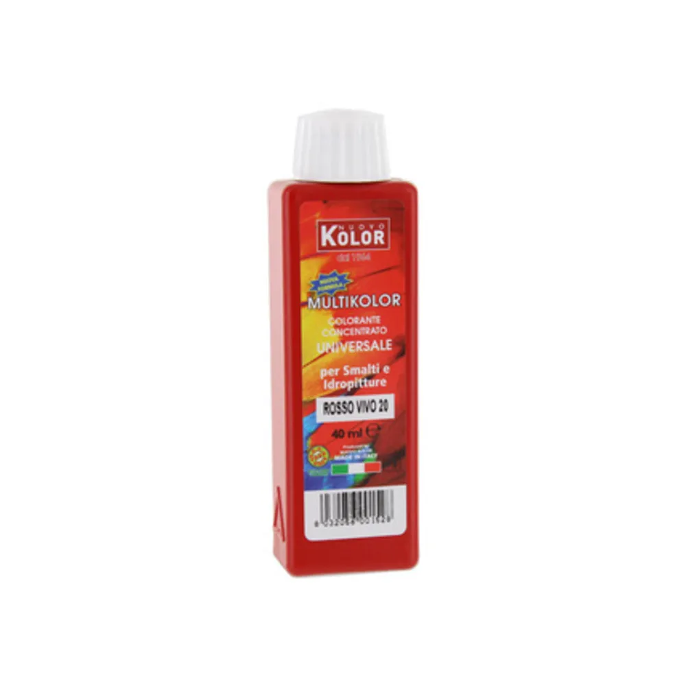 COLORANTE UNIVERSALE 40 ML ROSSO VIVO    20R (12