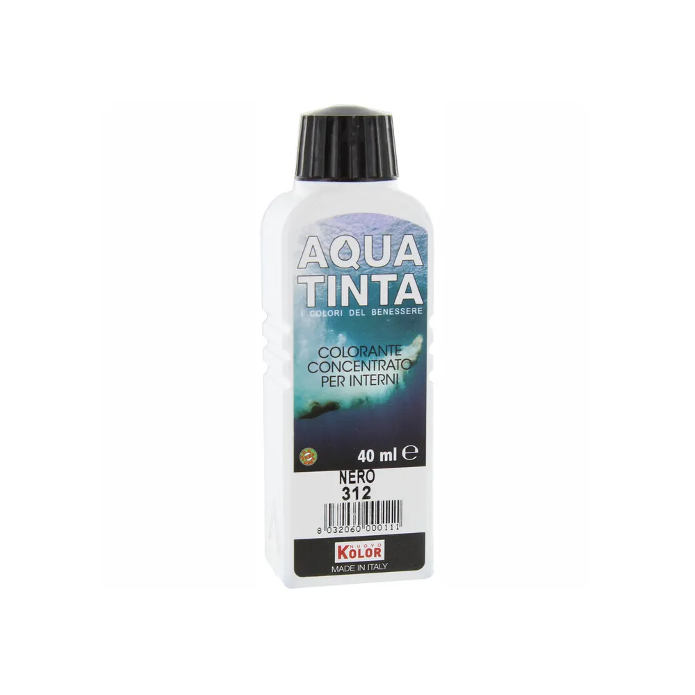 AQUATINTA P/INTERNI 40 ML NERO 312 (10 AQUATINTA P/INTERNI 40 ML NERO 312 (10