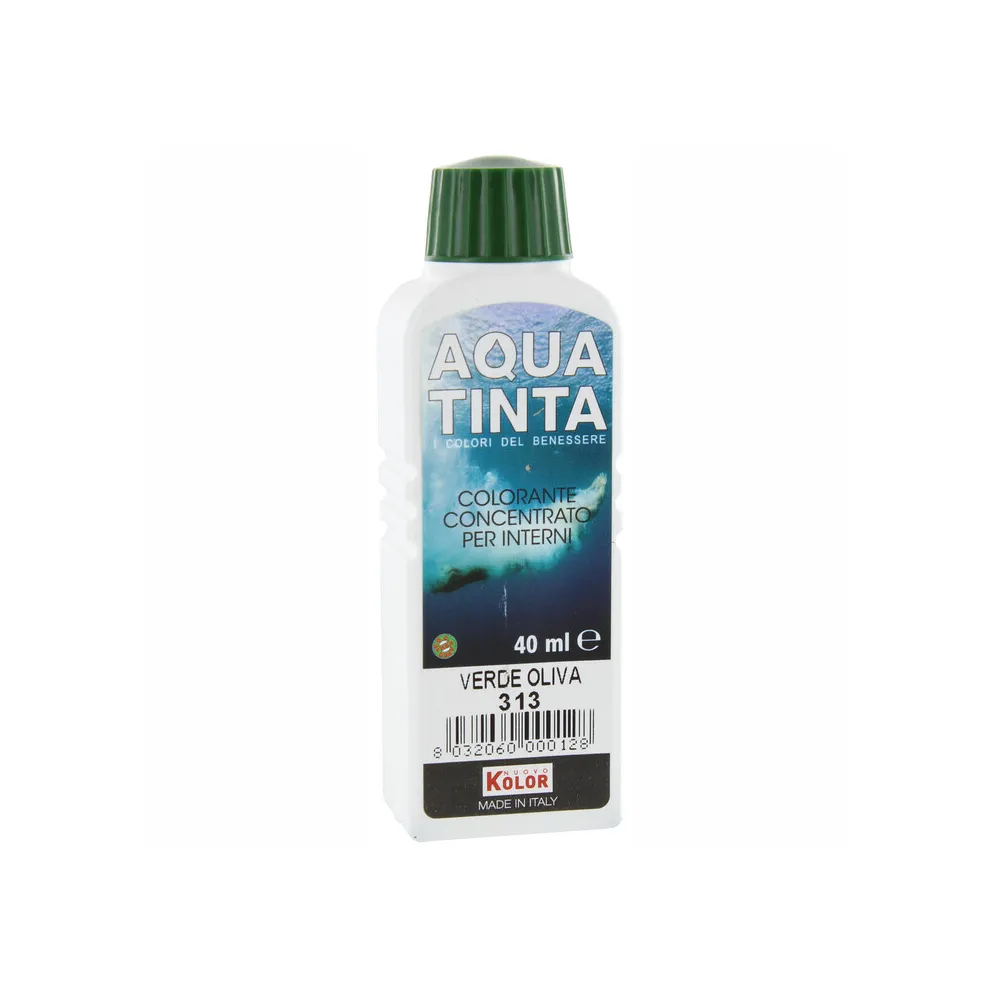 AQUATINTA P/INTERNI 40 ML VERDE OLIVA 313 (10 AQUATINTA P/INTERNI 40 ML VERDE OLIVA 313 (10