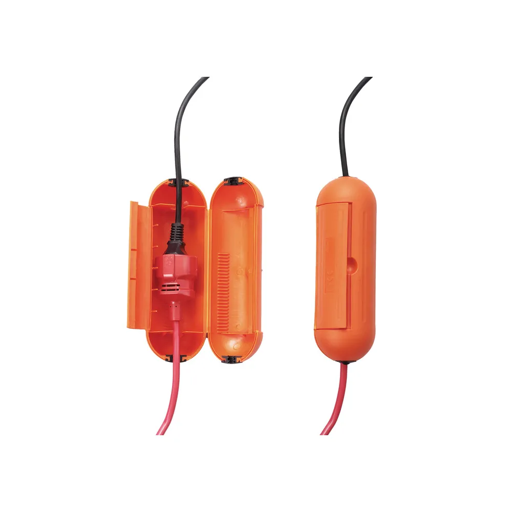 GUSCIO DI PROTEZIONE SPINA ELETTRICA IP44 ARANCIO