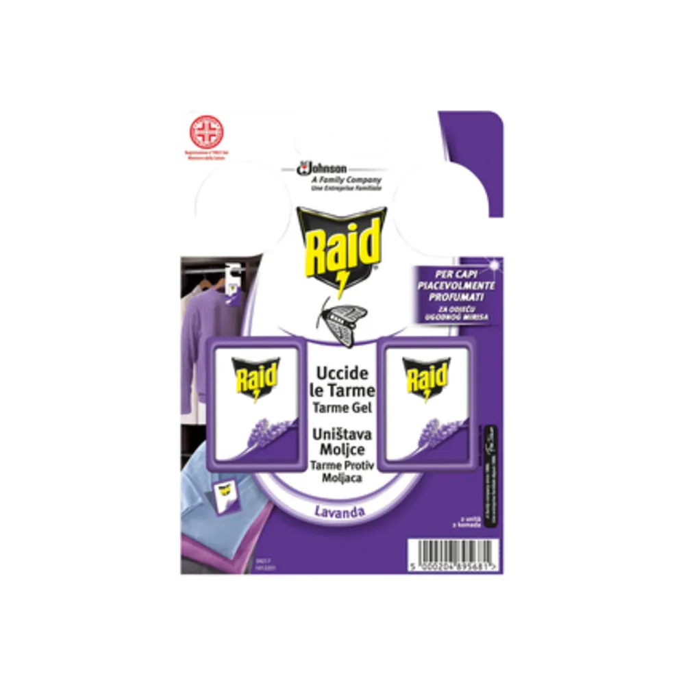 TARME GEL LAVANDA RAID 2 PZ (24 TARME GEL LAVANDA RAID 2 PZ (24