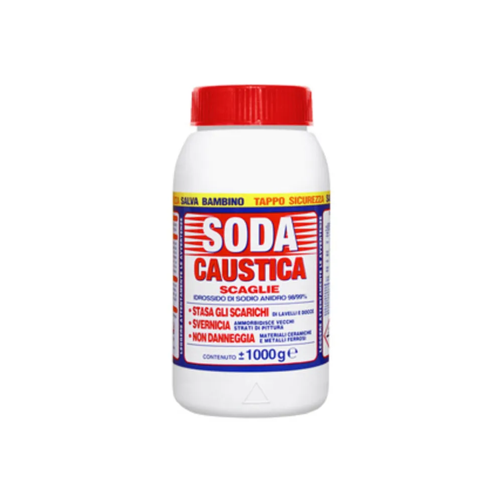SODA CAUSTICA A SCAGLIE 1 KG (12