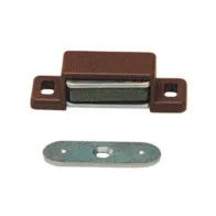 CHIUSURA MAGNETICA RETTANG 46X15 MM MARRONE** (24