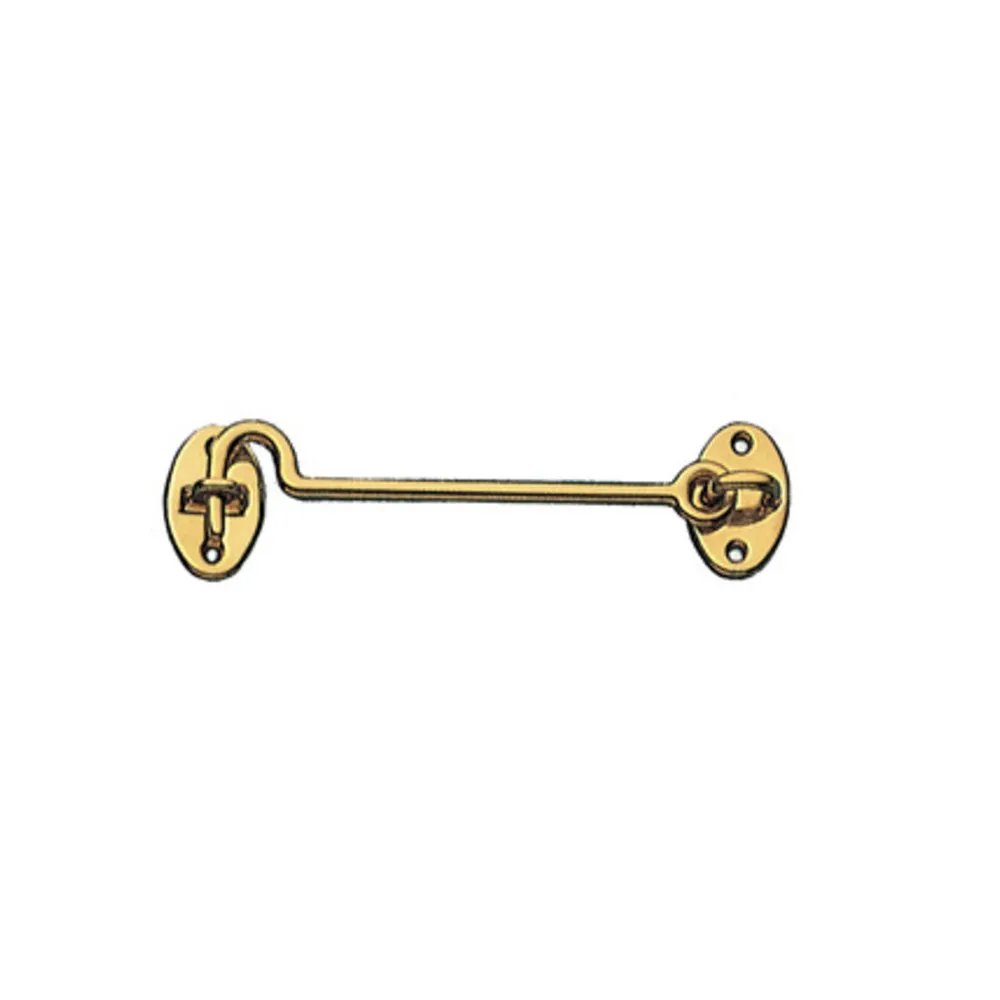 BL GANCIO FERMAFINESTRA OTTONE LUCIDO 200 MM (6 BL GANCIO FERMAFINESTRA OTTONE LUCIDO 200 MM (6