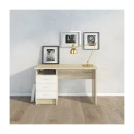 KIT SCRIVANIA FUNCTION PLUS 120X48X72 ROVERE BIANCO