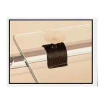 BL SUPPORTI C/VENTOSA P/TUBO BIANCO 4 PZ (6
