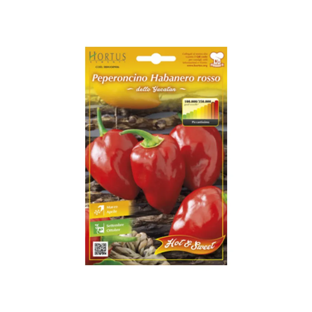 SEMI ORTO PEPERONCINO HABANERO ROSSO (10