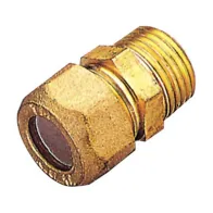 PL RACCORDO OTTONE DIR. BICONO M/GAS 10X3/8