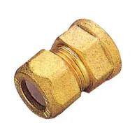 PL RACCORDO OTTONE DIRITTO BICONO F/GAS 12X1/2 PES