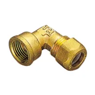 PL GOMITO OTTONE BICONO F/GAS 10X1/2 PES