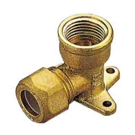 PL GOMITO OTTONE FLANG. BICONO F/GAS 10X1/2 PES (6