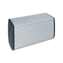 CASSAPANCA TERRY BOX 120X54XH57 CM NERO GRIGIO