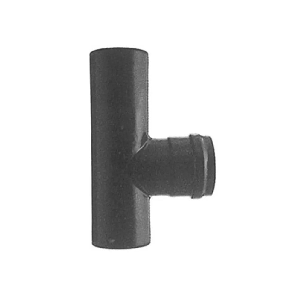 RACCORDO A T P/STUFA A PELLET ATTACCO MFM D  8 CM NERO OPACO