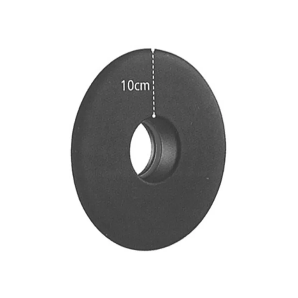 ROSONE P/STUFA A PELLET CORONA 10 CM D  8 CM NERO OPACO