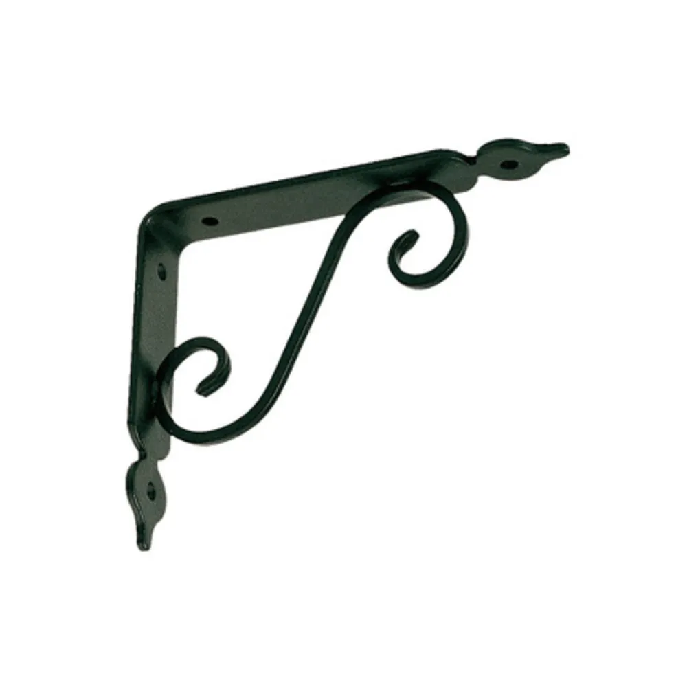 REGGIMENSOLA FERRO BATTUTO NERO SAT 150X110 MM (10 REGGIMENSOLA FERRO BATTUTO NERO SAT 150X110 MM (10