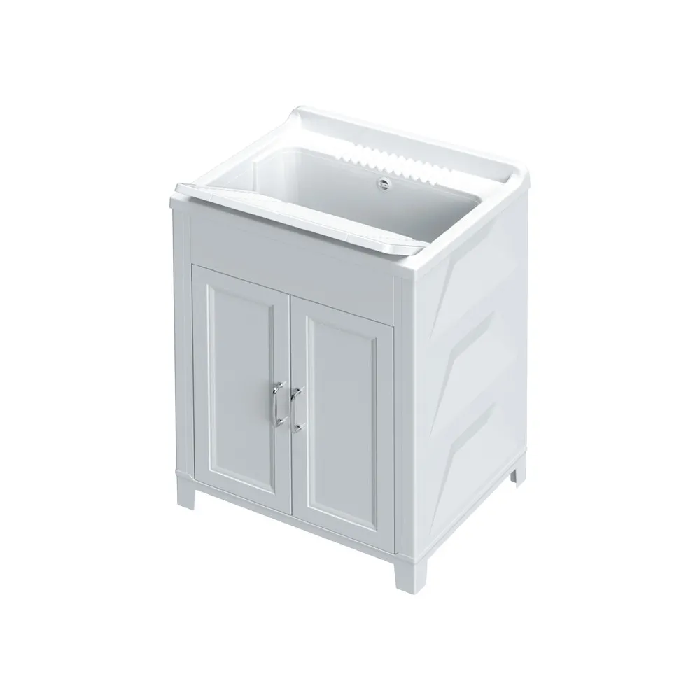 KIT LAVATOIO RESINA ANTIACIDO 60X50 CM BIANCO KIT LAVATOIO RESINA ANTIACIDO 60X50 CM BIANCO