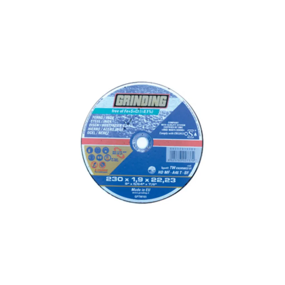 GRINDING DISCO FERRO 230X1