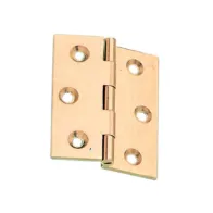 CERNIERA FRESATA 1/2 COLLO OTTONE SATIN 60X50 MM** (24