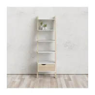 KIT LIBRERIA 4 RIPIANI + 1 CASSETTO 55X48X180 OSLO