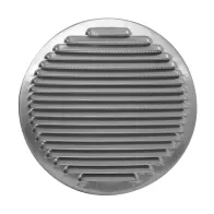 GRIGLIA AERAZIONE ALLUM C/RETE ANTINS D 120 MM