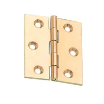 CERNIERA FRESATA PIANA OTTONE SATIN 50X40 MM** (24