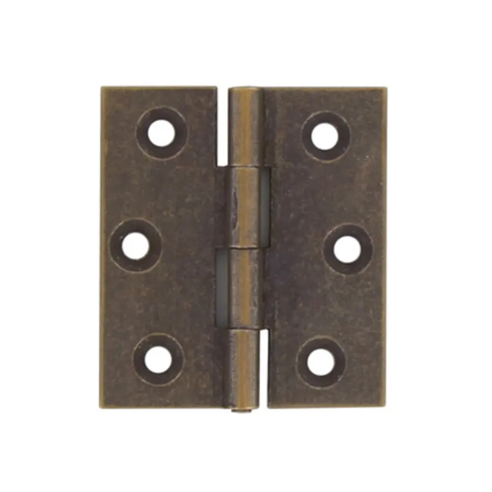 CERNIERA FRESATA PIANA OTTONE BRONZ 40X35 MM** (24