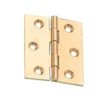 CERNIERA FRESATA PIANA OTTONE BRONZ 60X50 MM** (24
