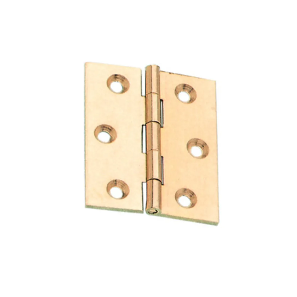 CERNIERA FRESATA PIANA OTTONE BRONZ 60X50 MM** (24