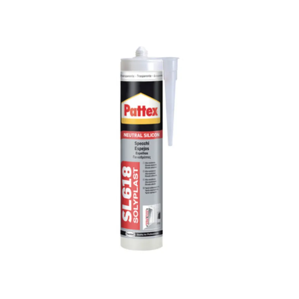 PATTEX SILICONE SPECCHI SL618 TRASPAR 300 ML CART