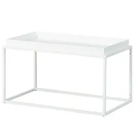 KIT TAVOLO METALLO 80X45XH45 CM BIANCO